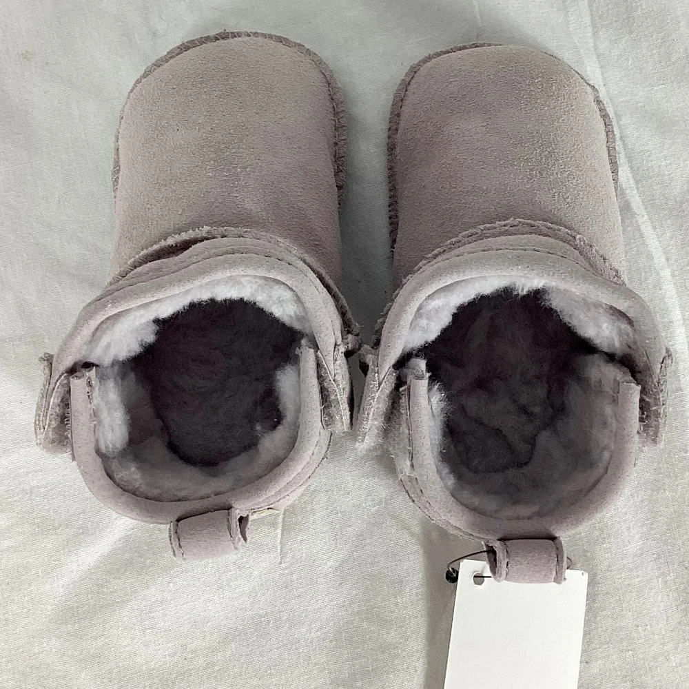 Ugg I Baby Classic Ultra Mini Suede Boots Booties Size 02/03 Light Purple  New